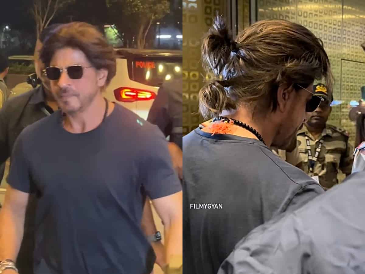 Shah Rukh Khan snapped at airport