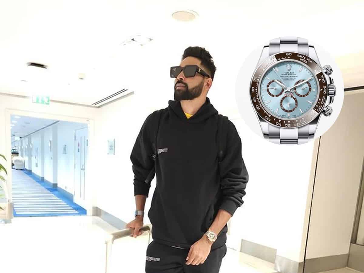 Mohammed Siraj sports a super expensive Rolex watch, check price