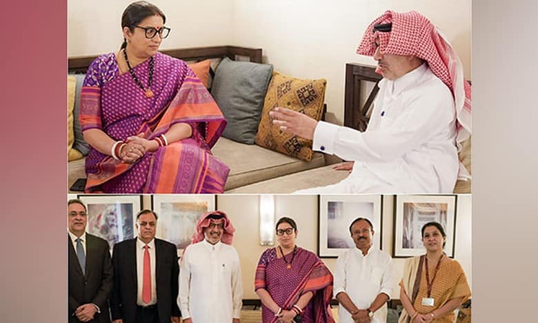 Smriti Irani, envoy Husseini discusses enhancing bilateral ties