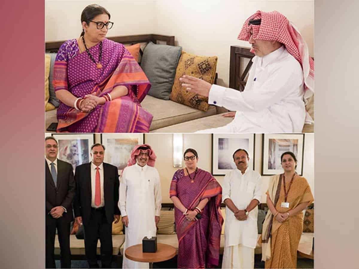 Smriti Irani, envoy Husseini discusses enhancing bilateral ties