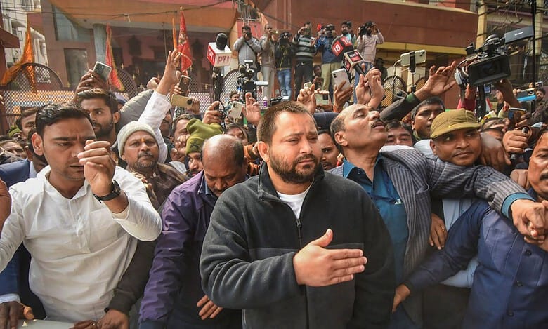 ED questions Tejashwi for over 8 hours in 'land-for-jobs' scam