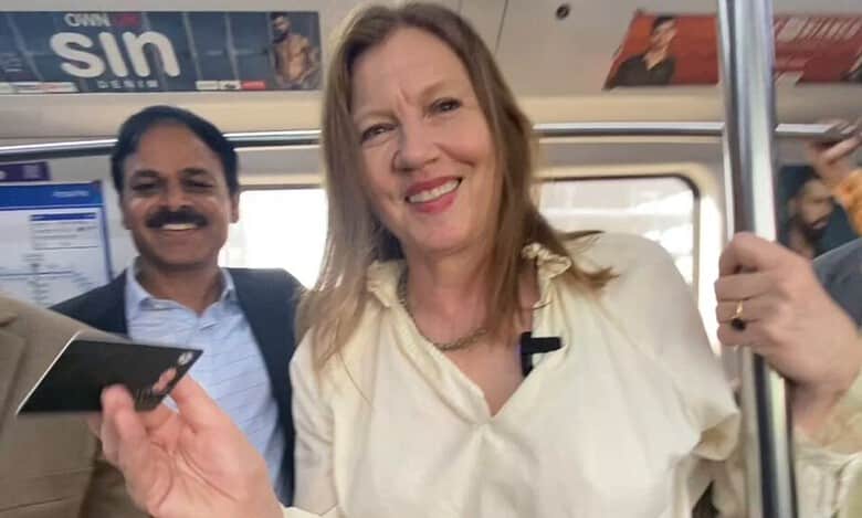 US Consulate General takes Hyderabad metro to work