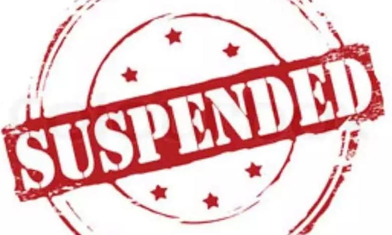 Officer suspended for neglecting Praja Palana applications