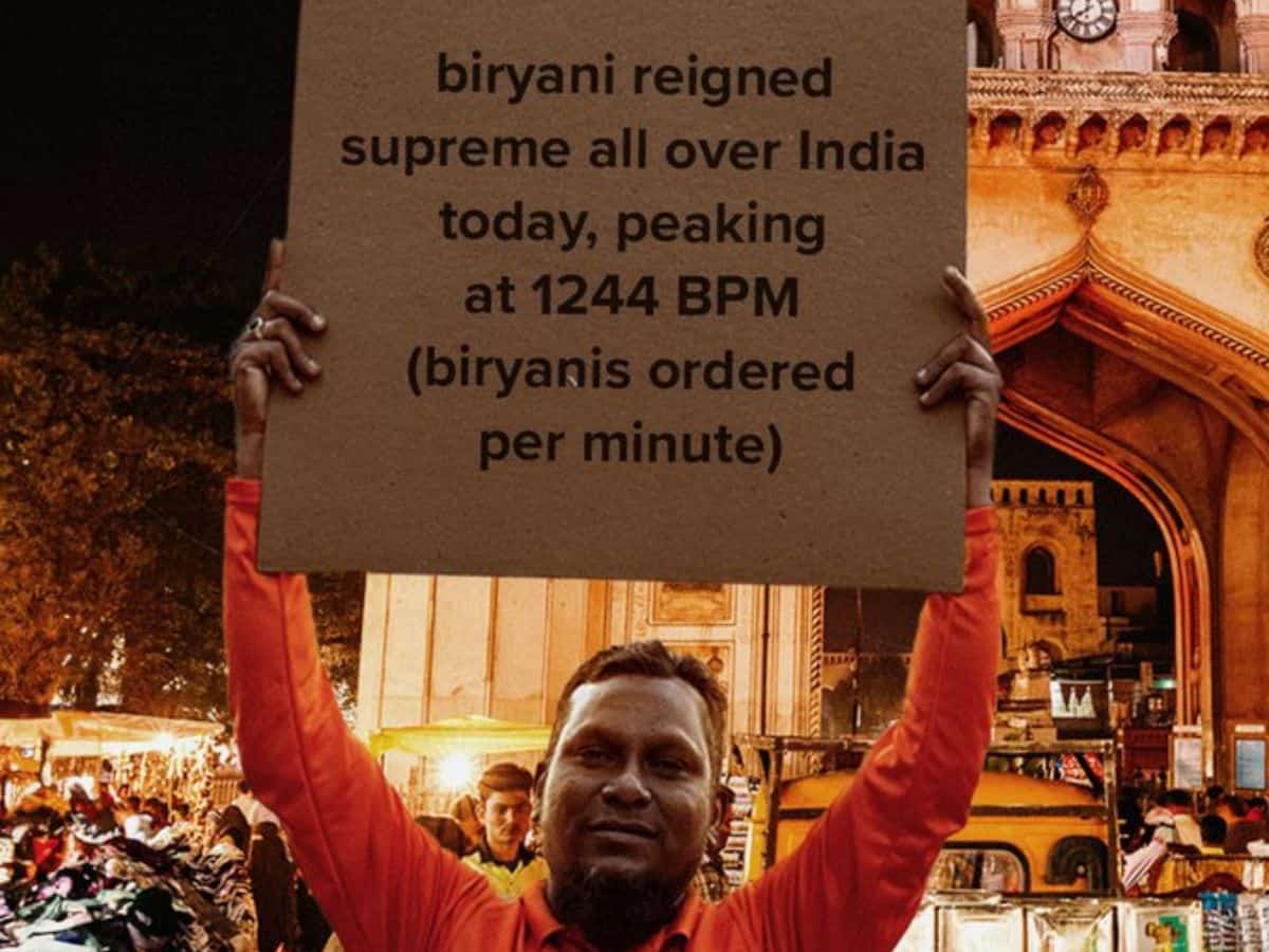 Swiggy delivers over 4.8 Lakh biryanis on New year's Eve