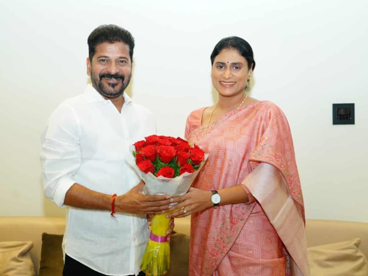 Hyderabad: Sharmila invites CM Revanth Reddy for son's wedding