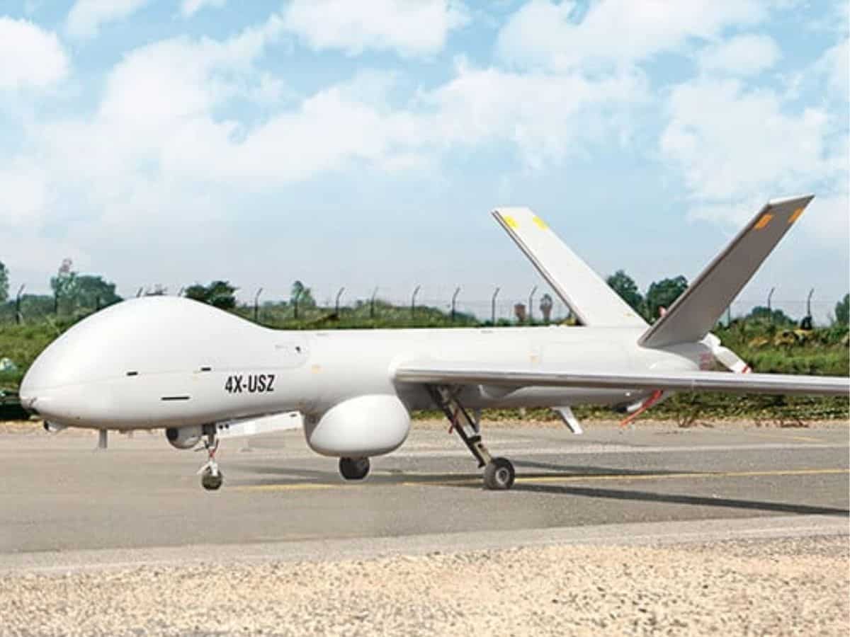 Hyderabad: Adani-manufactured India's first drone unveiled by Navy