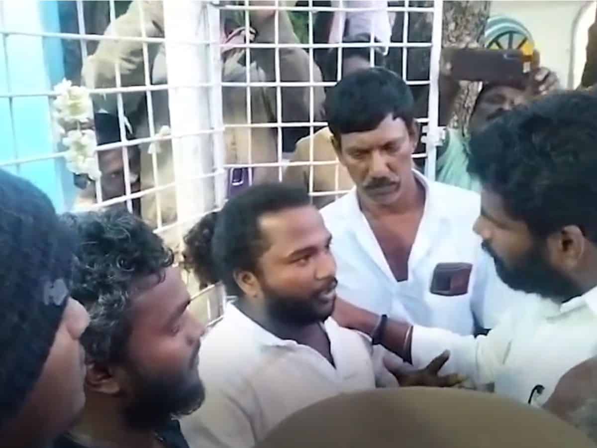 TN: BJP's Annamalai blocked from garlanding Mother Mary idol