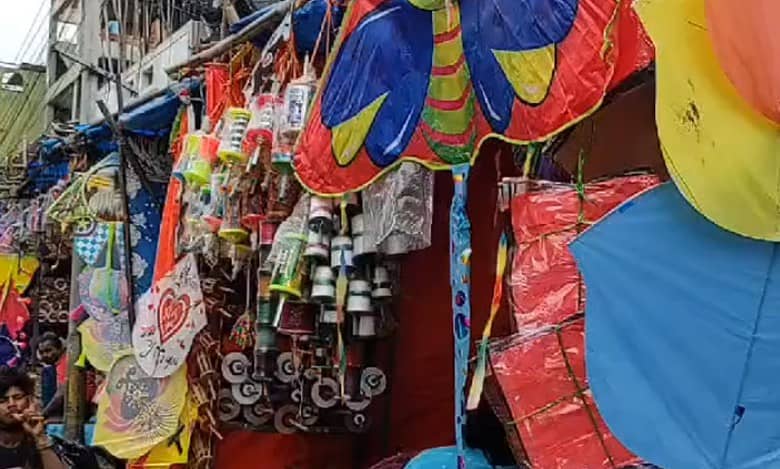Makkar Sankrati 2024: Market's decked up with kites in Hyderabad