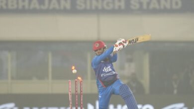 Afghanistan set a target of 159 runs for India at Mohali.
