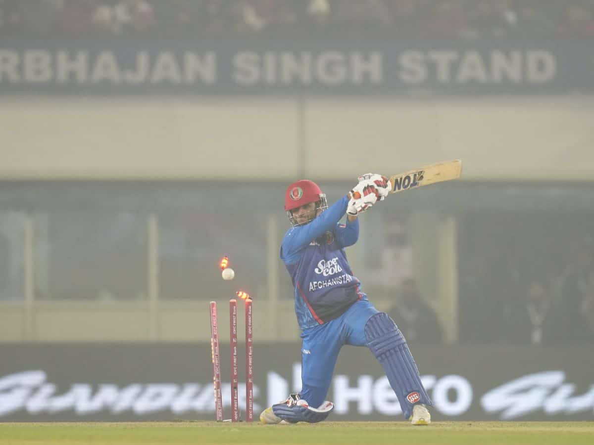 Afghanistan set a target of 159 runs for India at Mohali.