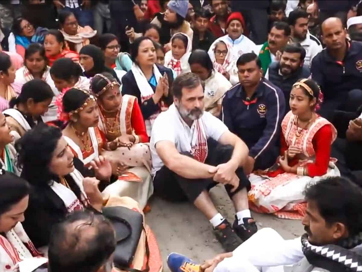 Rahul Gandhi stopped from visiting Assam temple