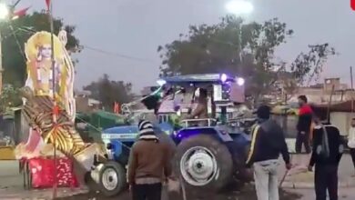 MP: Angry Dalits bulldoze Vallabhbhai's statue in Ujjain, demand Ambedkar's