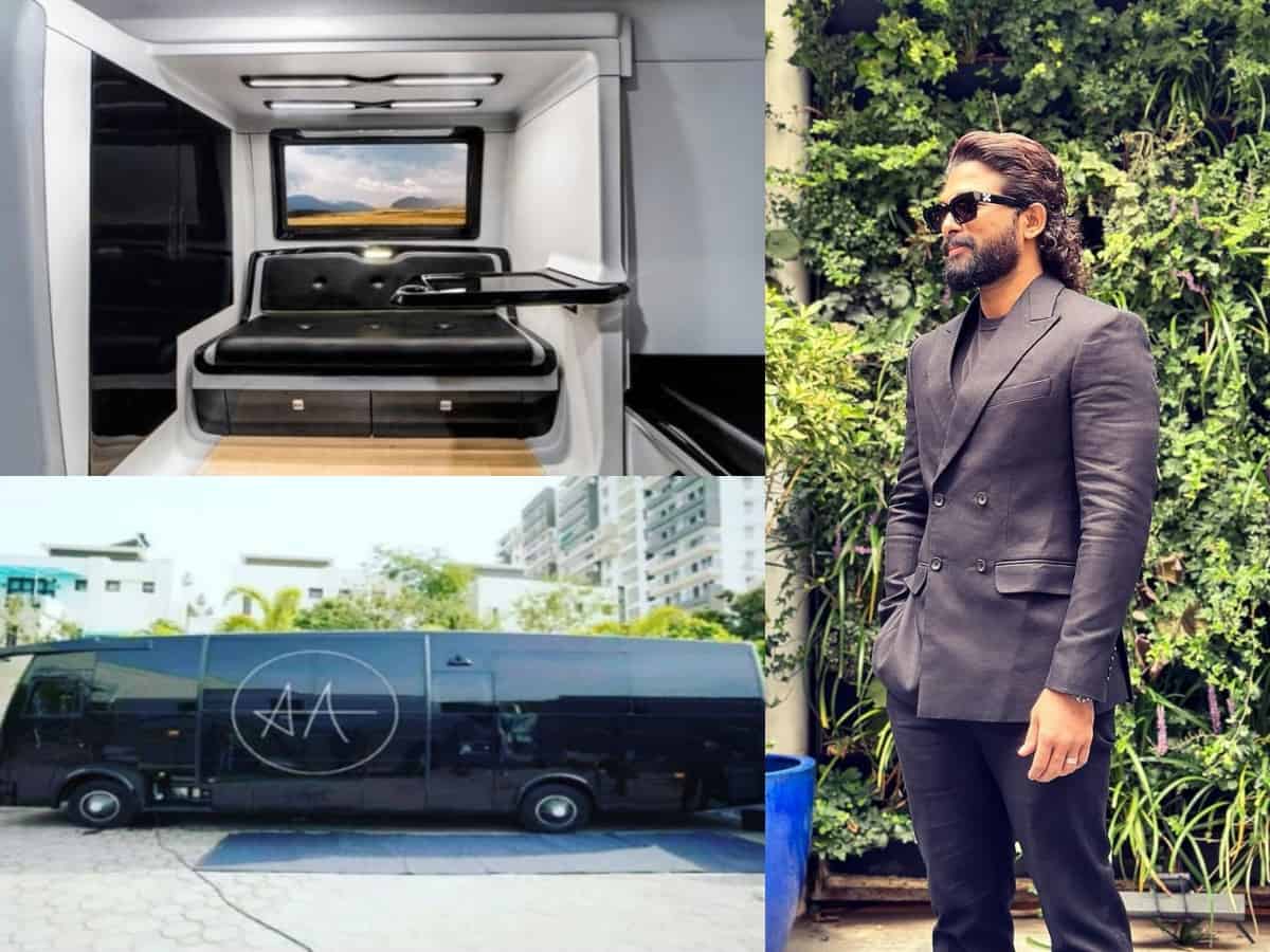 'Palace on wheels': Inside Allu Arjun's Rs 7 crore vanity van