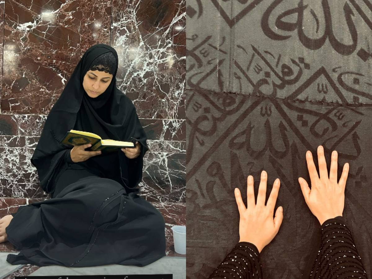 Viral: 'Make dua,' says Hina Khan as she touches Kaaba during Umrah