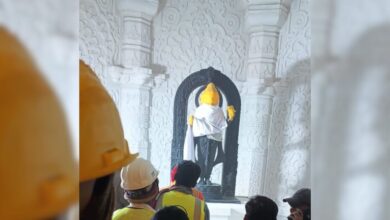 New idol of Lord Ram placed in sanctum sanctorum of Ayodhya temple