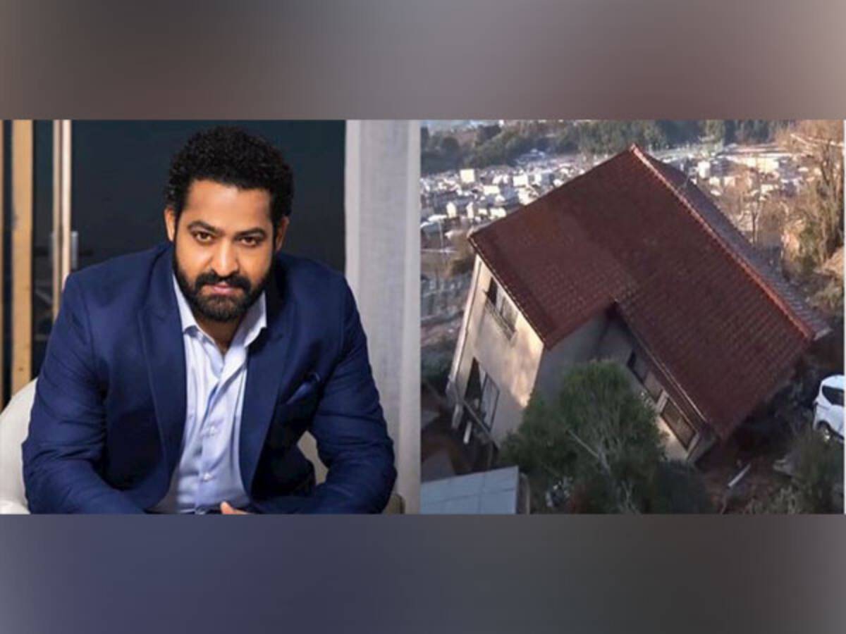 'Grateful': Jr NTR returns to Hyderabad from quake-hit Japan