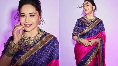 Viral: Madhuri Dixit looks stunning in latest pics, her saree worth Rs...