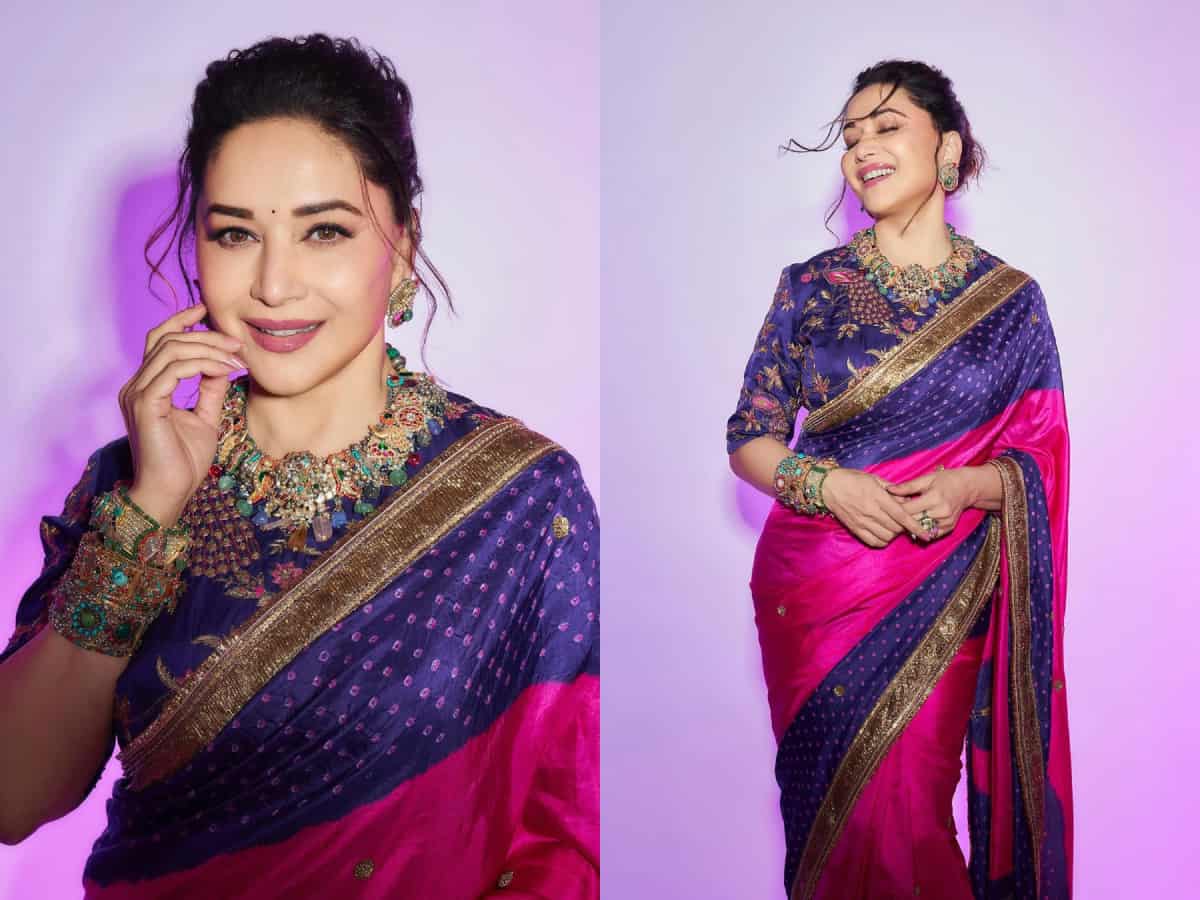 Viral: Madhuri Dixit looks stunning in latest pics, her saree worth Rs...