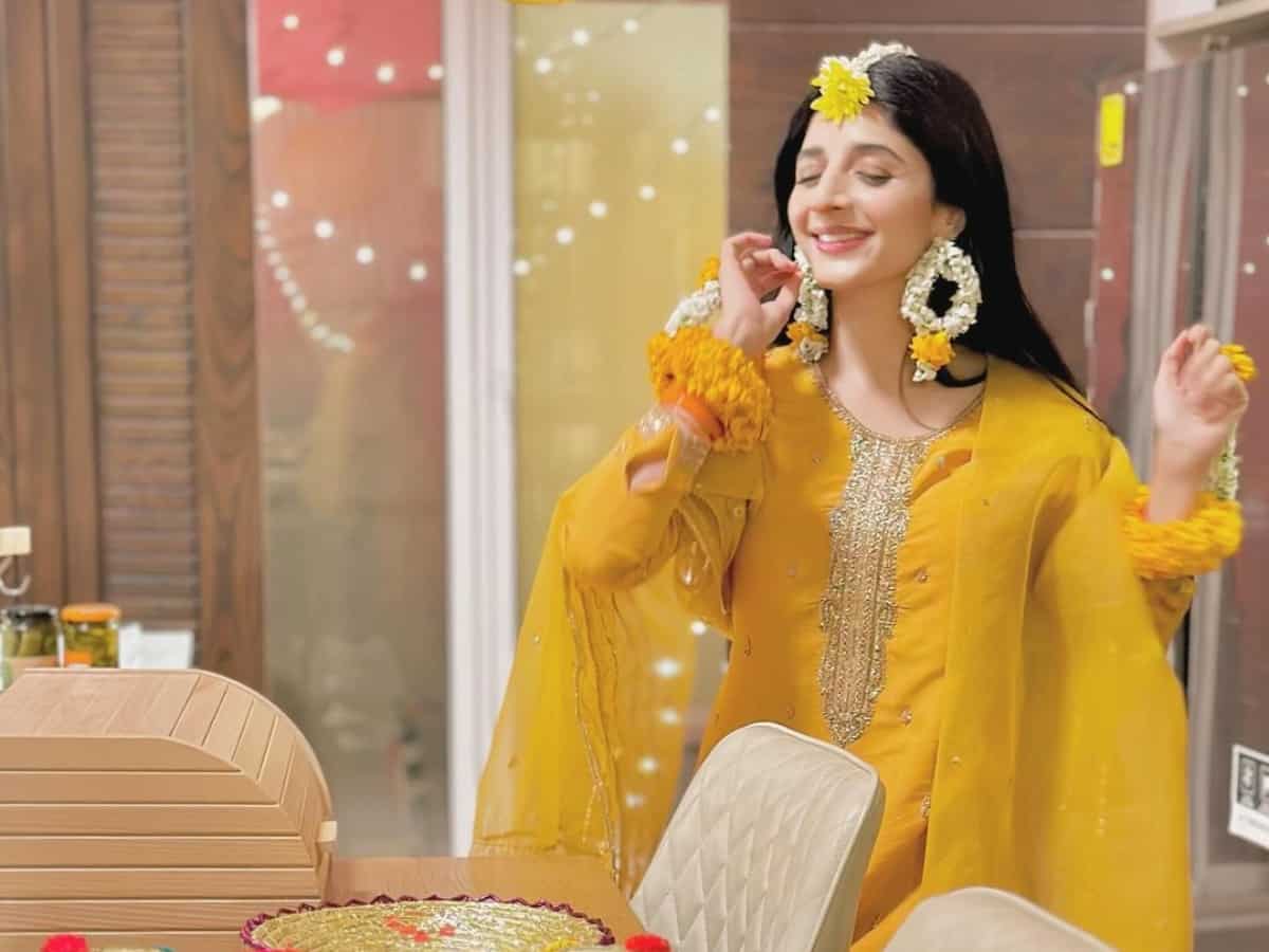 Pak actress Mawra Hocane getting married? Here are Haldi photos