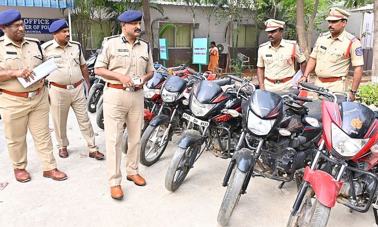 Hyderabad: Habitual motorcycle thief caught in Uppal, 23 vehicles recovered