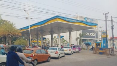 Long queues continue at petrol pumps in Hyderabad