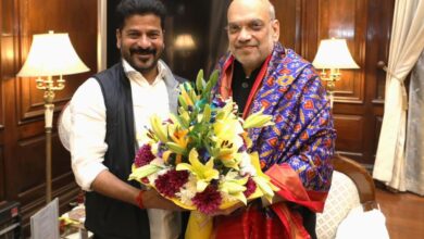 Telangana CM Revanth meets Amit Shah, two other Union ministers