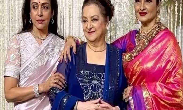 Watch: Hema Malini, Rekha, Saira Banu in one rare frame