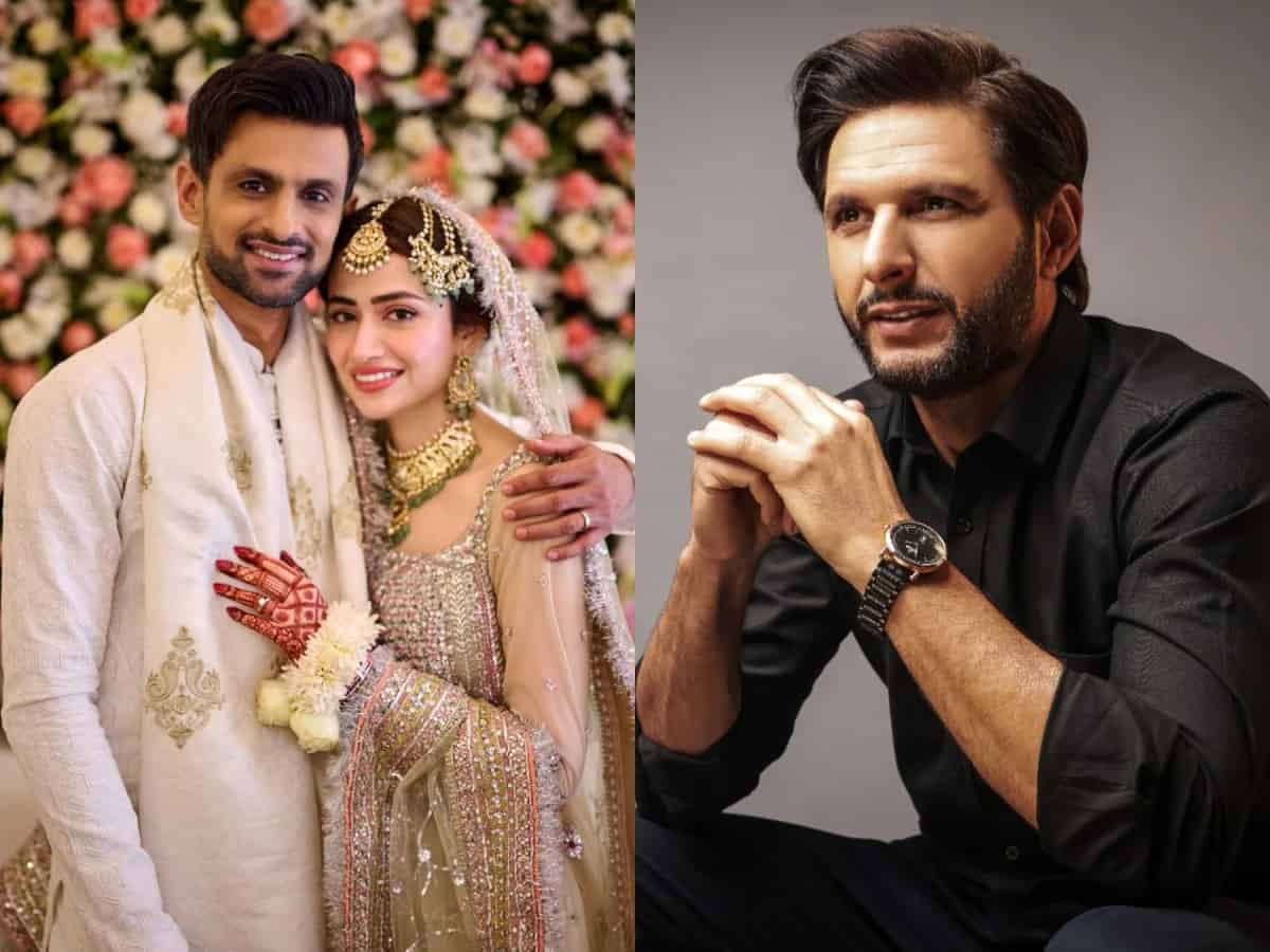 Watch: Shahid Afridi reacts to Shoaib Malik's 3rd marriage