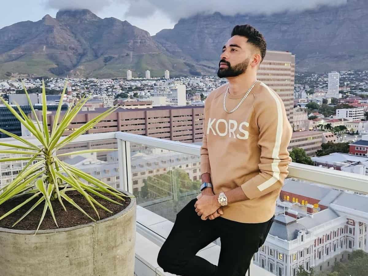 Pic: Mohammed Siraj in pricey Michael Kors sweatshirt worth Rs..