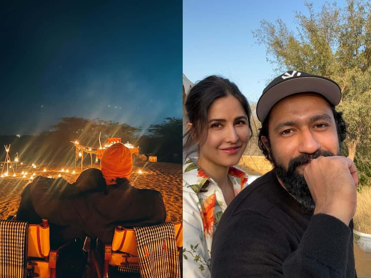 Vicky Kaushal, Katrina Kaif's New Year celebration photos