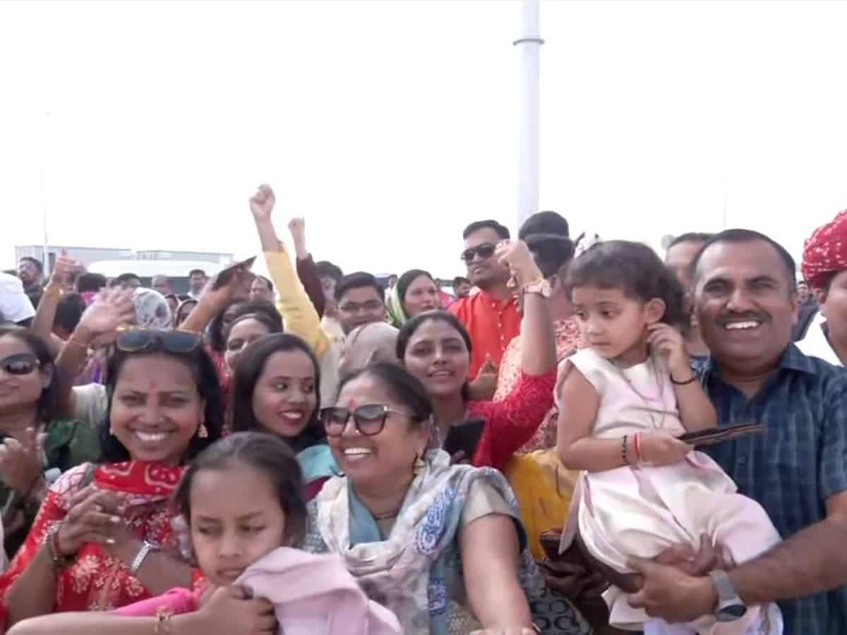 Photos: Massive crowd throngs BAPS Hindu Mandir in Abu Dhabi