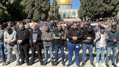 Al-Aqsa Mosque: 20K Palestinians perform Friday prayers, largest since start of Gaza war