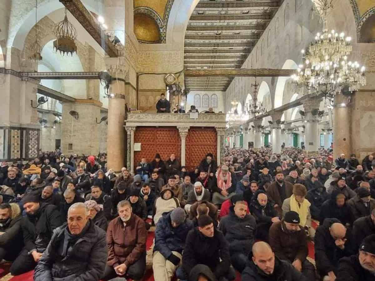 Al-Aqsa Mosque almost empty for Friday prayer due to Israeli restrictions