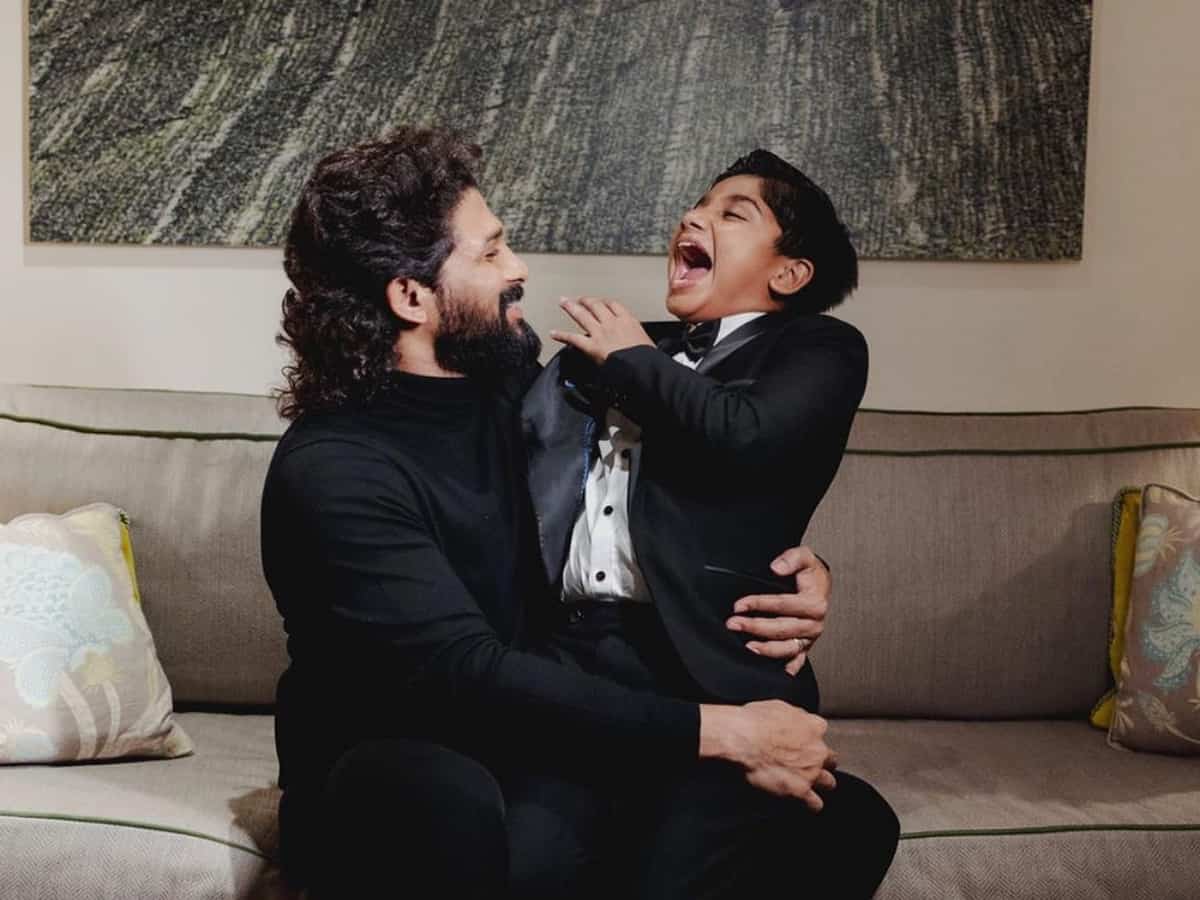 Video of Allu Arjun's son singing Shah Rukh Khan song goes viral