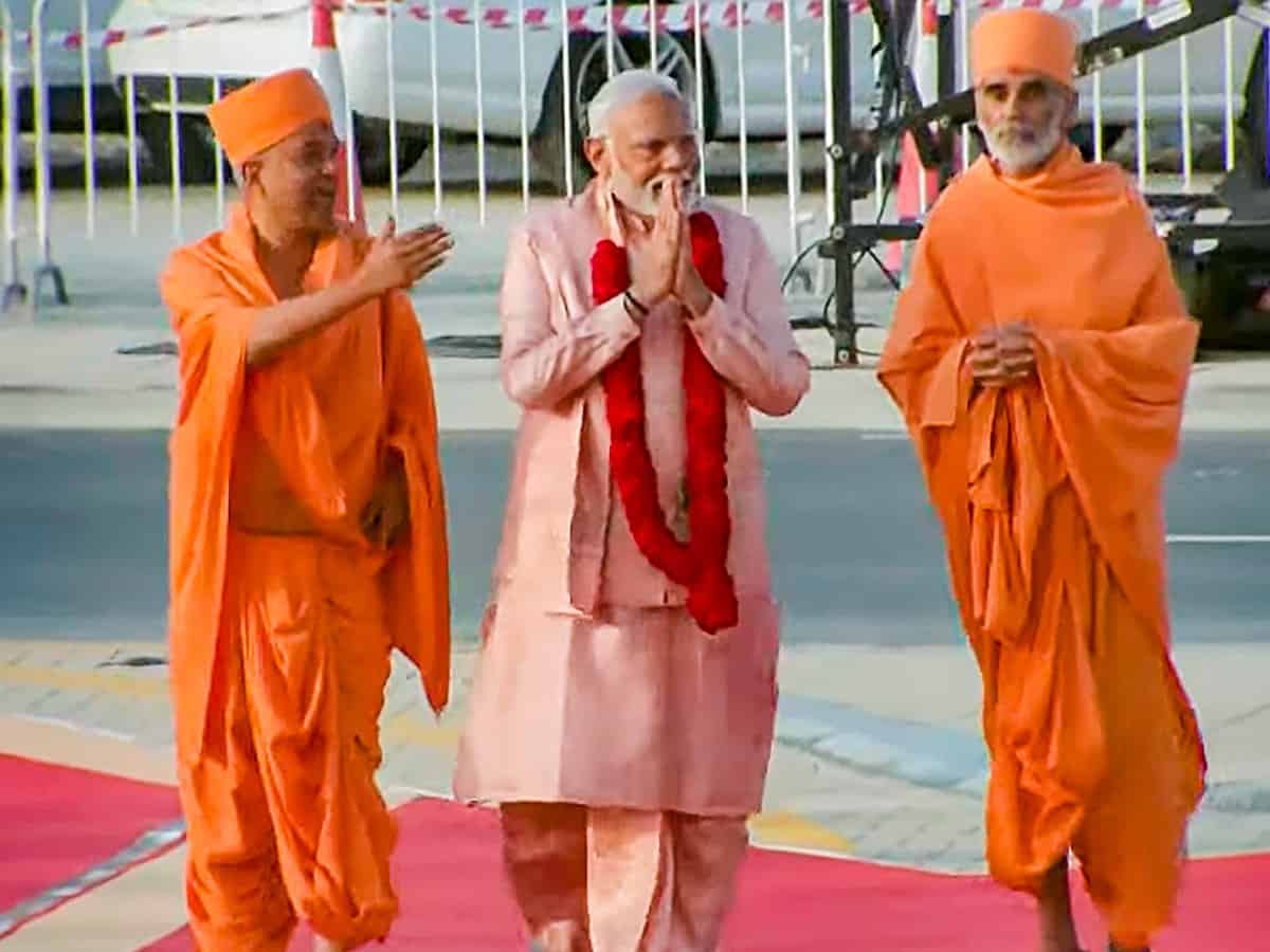 PM Modi inaugurates BAPS Hindu temple in Abu Dhabi