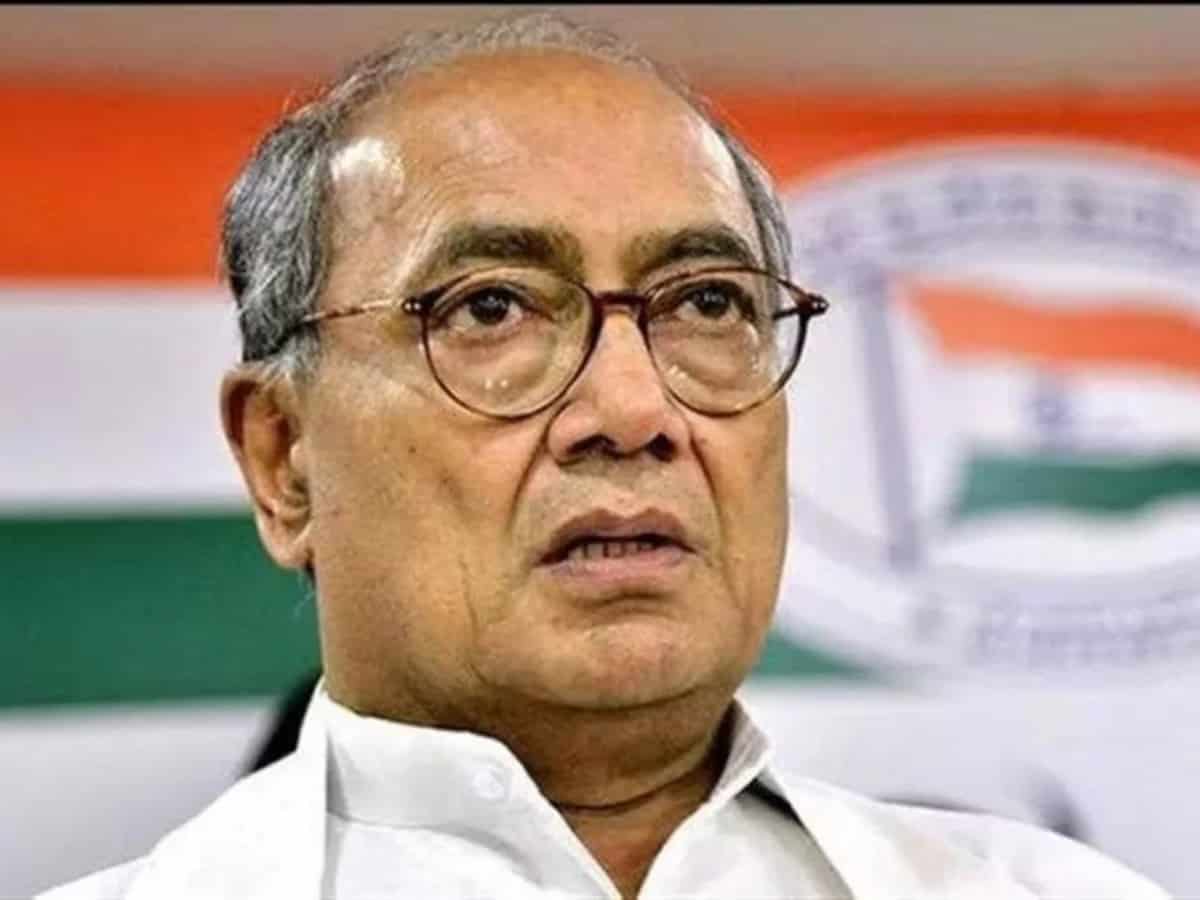 Hyderabad: Digvijaya Singh attacks PM Modi over farmers' protests