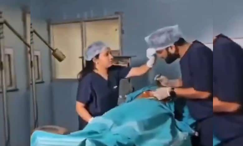 Doctor holds pre-wedding shoot inside operation theatre; dismissed
