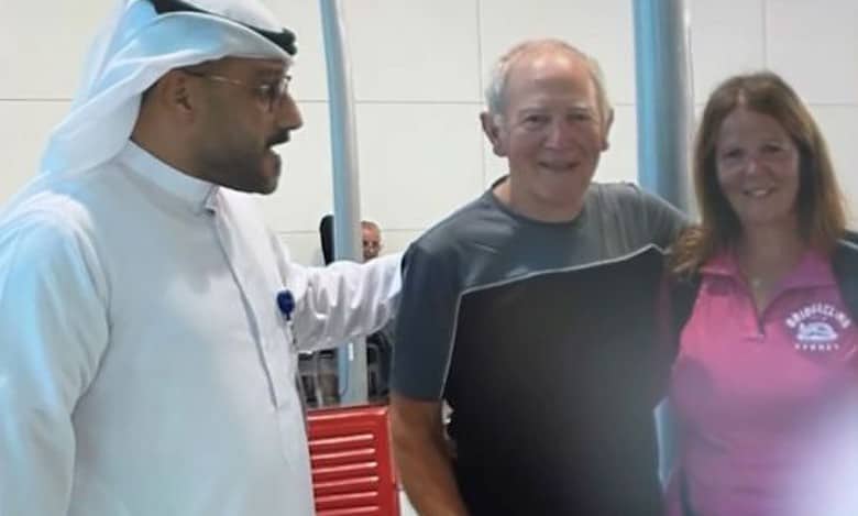 Watch: Elderly couple reunite 15 minutes before flight at Dubai airport