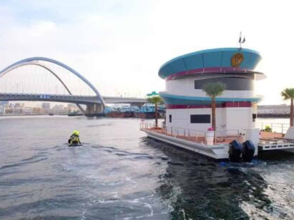 World's first mobile floating fire station opens in Dubai