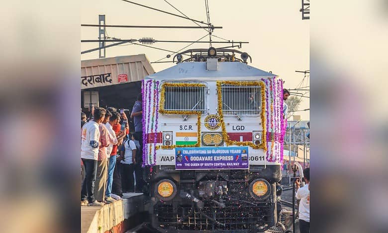 Iconic Godavari Express connecting AP, Telangana marks golden jubilee