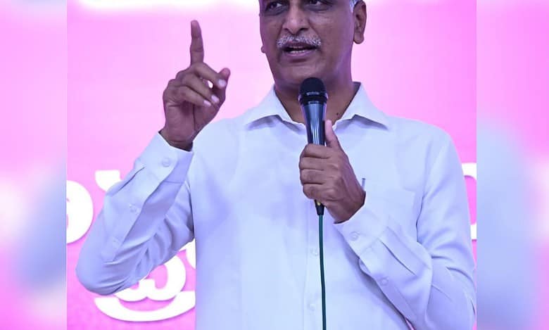 Harish Rao slams Telangana govt on handing over projects to KRMB