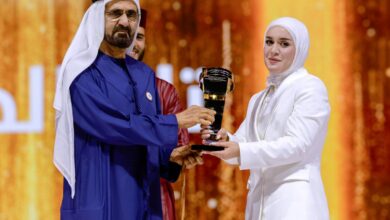 Iraqi pharmacist Tala Al Khalil wins Arab Hope Makers award in Dubai