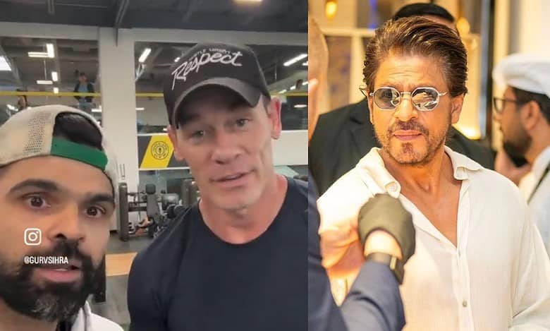 John Cena's rendition of SRK's song breaks the internet