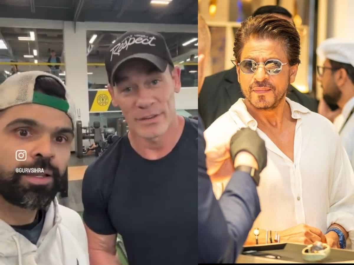 John Cena's rendition of SRK's song breaks the internet