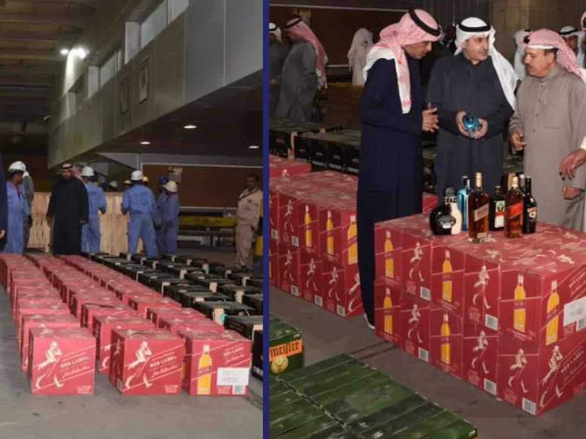 Kuwait seizes over 13K bottles of liquor valued at Rs 27 crore