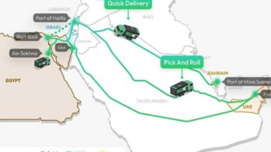 Israel uses land routes to transport goods via UAE, Saudi Arabia