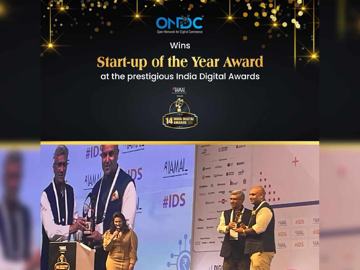 ONDC wins 'Start-up of the Year' award at 14th India Digital Awards