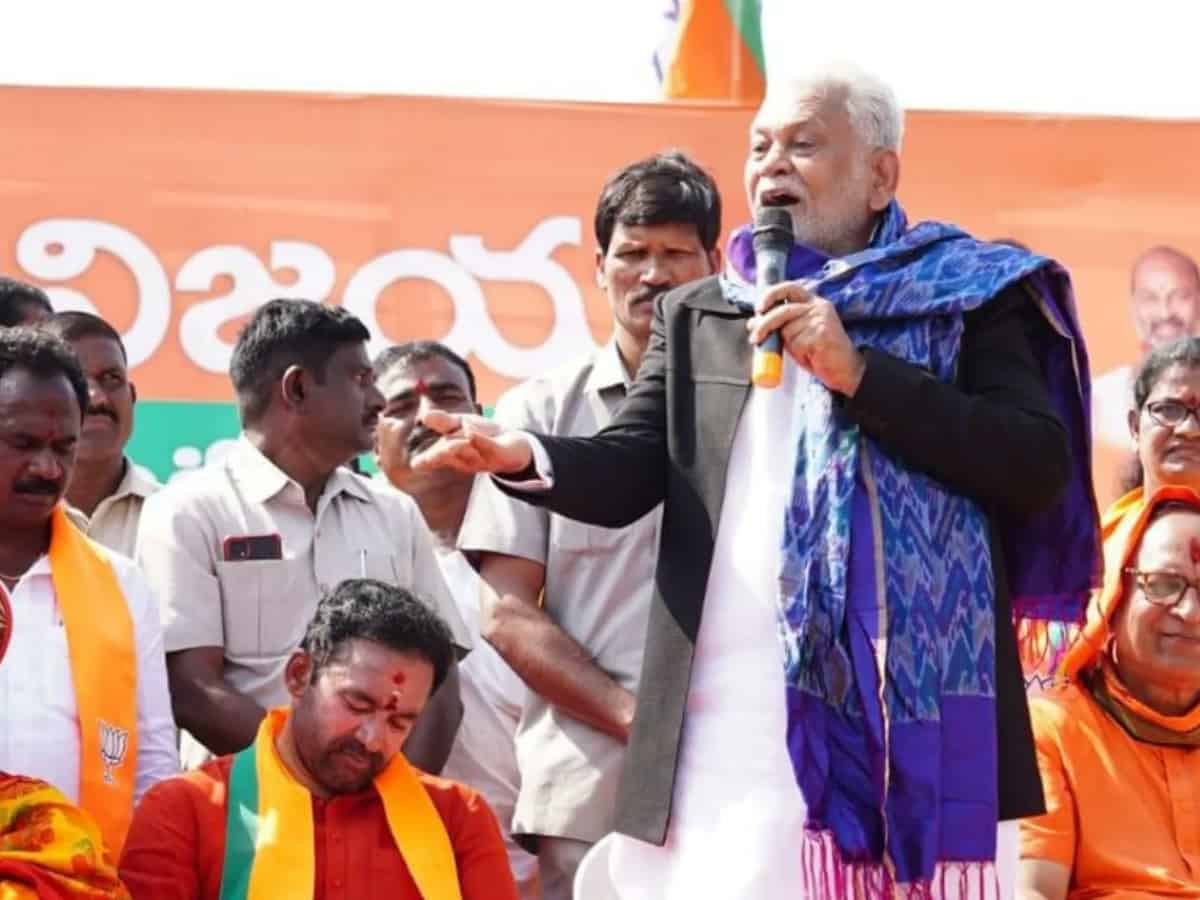 Telangana: People will show Congress its place, says Union min Rupala