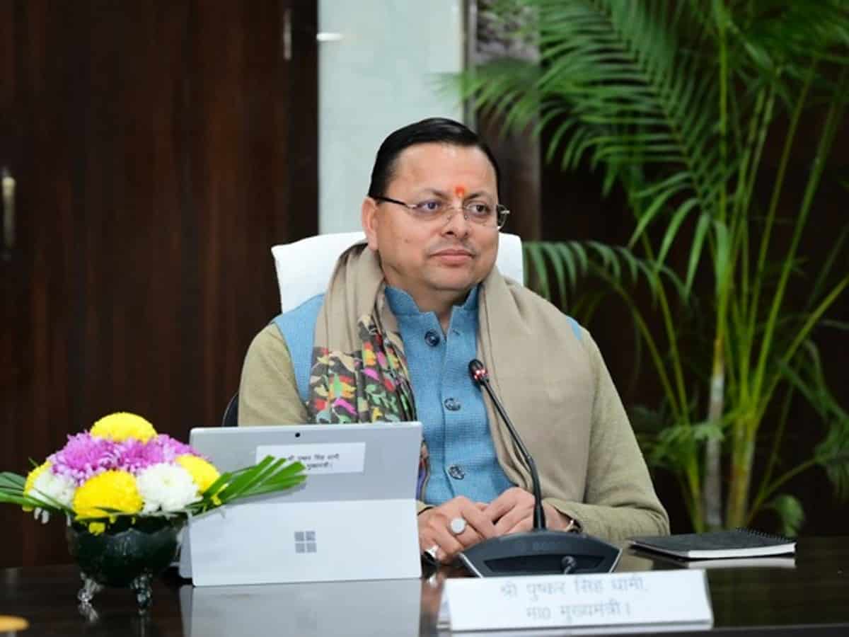 Uttarakhand Chief Minister Pushkar Singh Dhami (Photo/ANI)