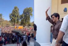 Dulquer Salmaan mobbed at college in Hyderabad [Video]